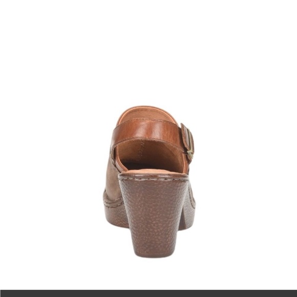 Born Vidar Clog Mules in Tan Taupe Combo Size 9 - Picture 5 of 6